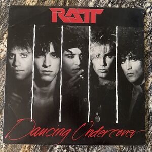 Ratt Dancing Undercover LP Atlantic Records Glam Metal Hair Metal Vinyl 1986